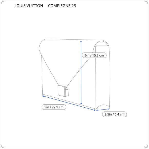 Authentic Vintag Louis Vuitton Compiegne Monogram Cosmetic Toiletry Bag/Pochette - Picture 3 of 13